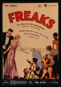 1p728 FREAKS Italian 1sh R2016 Tod Browning classic, wonderful art from 1st release Belgian poster!