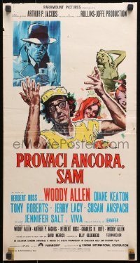 1p796 PLAY IT AGAIN, SAM Italian locandina 1972 Woody Allen, Keaton, Bogart, Angelo Cesselon art!