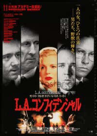 1p869 L.A. CONFIDENTIAL Japanese 29x41 1998 Kevin Spacey, Russell Crowe, DeVito, Kim Basinger!