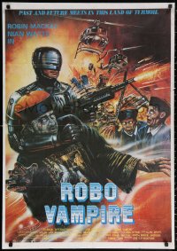 1p214 ROBO VAMPIRE Lebanese 1988 Godfrey Ho, blatant Robocop ripoff but with vampires!