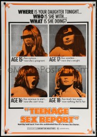 1p223 TEENAGE SEX REPORT Lebanese 1973 Girls at the Gynecologist, 5 sexual experiences!