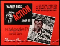 1p178 CRIME SCHOOL English trade ad 1938 Bogart, the Dead End Kids turn into tomorrow's killers!