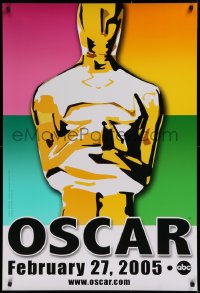 1r431 77th ANNUAL ACADEMY AWARDS 1sh 2005 Brett Davidson artwork of the Oscar!