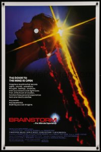 1r506 BRAINSTORM 1sh 1983 Christopher Walken, Natalie Wood, the ultimate experience!