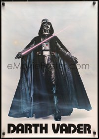1r250 DARTH VADER 20x29 commercial poster 1977 Seidemann, the Sith Lord w/ lightsaber activated!