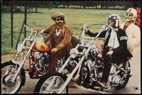 1r252 EASY RIDER 25x37 Dutch commercial poster 1970 Fonda, Nicholson & Hopper on motorcycles!