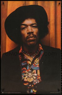 1r263 JIMI HENDRIX 25x38 English commercial poster 1970 cool close up of the legendary guitarist!
