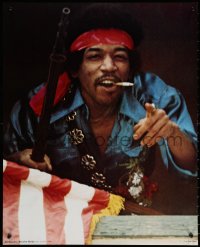 1r261 JIMI HENDRIX 21x27 commercial poster 1971 cool close up of the legendary guitarist!
