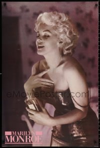 1r273 MARILYN MONROE 24x36 commercial poster 1988 sexy image in low cut dress, Chanel No. 5