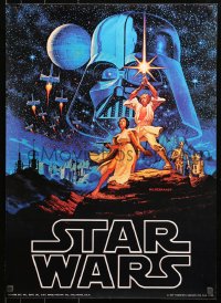 1r300 STAR WARS 20x28 commercial poster 1977 George Lucas sci-fi epic, Greg & Tim Hildebrandt!