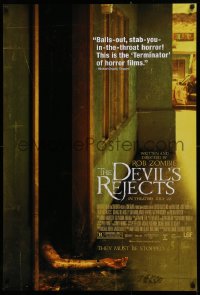 1r557 DEVIL'S REJECTS advance 1sh 2005 July style, directed by Rob Zombie, they must be stopped!