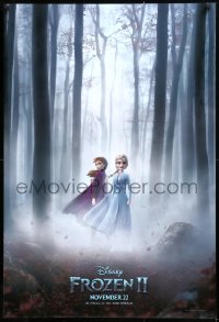 1r604 FROZEN II advance DS 1sh 2019 Walt Disney sequel, Kristen Bell, Menzel, Groff, forest image!