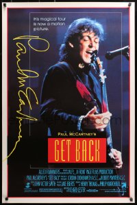 1r605 GET BACK 1sh 1991 former Beatle Paul McCartney on a magical tour!