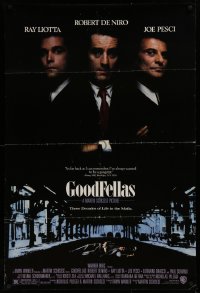 1r619 GOODFELLAS DS 1sh 1990 Robert De Niro, Joe Pesci, Ray Liotta, Martin Scorsese classic!