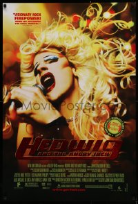 1r636 HEDWIG & THE ANGRY INCH foil DS 1sh 2001 transsexual punk rocker James Cameron Mitchell