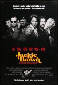 1r679 JACKIE BROWN advance 1sh 1997 Quentin Tarantino, Santa's got a brand new bag, top cast!