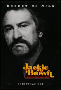 1r681 JACKIE BROWN teaser 1sh 1997 Quentin Tarantino, great close portrait of Robert De Niro!