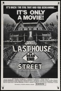 1r700 LAST HOUSE ON DEAD END STREET 1sh 1977 evil that had you screaming is back, it's only a movie
