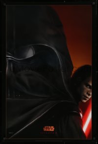 1r828 REVENGE OF THE SITH teaser DS 1sh 2005 Star Wars Episode III, Christensen as Vader!