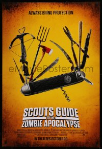 1r843 SCOUTS GUIDE TO THE ZOMBIE APOCALYPSE advance DS 1sh 2015 Sheridan, Swiss Army knife image!