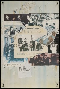 1r160 BEATLES 20x30 music poster 1995 montage with George, Paul, Ringo and John, Anthology 1!
