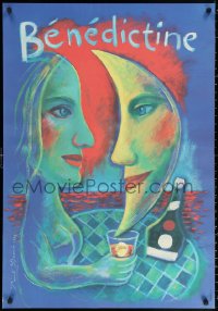 1r205 BENEDICTINE 27x39 French advertising poster 1993 wild and surreal artwork by Paul Davis!