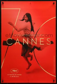 1r122 CANNES FILM FESTIVAL 2017 16x24 French film festival poster 2017 sexy Claudia Cardinale!