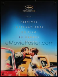 1r123 CANNES FILM FESTIVAL 2018 24x32 French film festival poster 2018 Karina & Belmondo, Pierrot le fou!