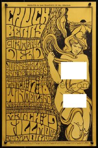 1r163 CHUCK BERRY/GRATEFUL DEAD/JOHNNY TALBOT & DE THANGS 14x21 music 1967 Wilson, 2nd printing!