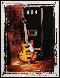 1r210 EPIPHONE 2-sided 18x23 advertising poster 2000s great image of guitar and speaker!