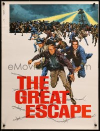 1r365 GREAT ESCAPE 2-sided printer's test 19x25 special poster 1963 Steve McQueen, Bronson, Sturges!