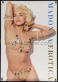 1r171 MADONNA 27x39 music poster 1992 the sexy singer wearing g-string & pasties for Erotica!
