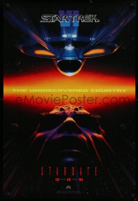 1r896 STAR TREK VI teaser 1sh 1991 William Shatner, Leonard Nimoy, Stardate 12-13-91!