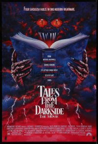 1r919 TALES FROM THE DARKSIDE DS 1sh 1990 George Romero & Stephen King, creepy art of demon!