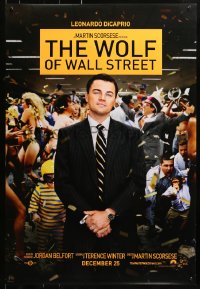 1r988 WOLF OF WALL STREET teaser DS 1sh 2013 Martin Scorsese directed, Leonardo DiCaprio!
