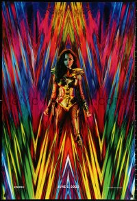 1r995 WONDER WOMAN 1984 teaser DS 1sh 2020 great 80s inspired image of Gal Gadot as Amazon princess!
