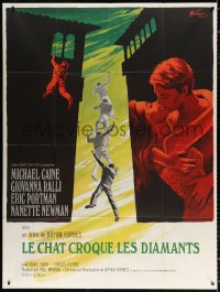 1s653 DEADFALL French 1p 1968 Michael Caine, Giovanna Ralli, Bryan Forbes, different Grinsson art!