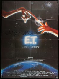 1s670 E.T. THE EXTRA TERRESTRIAL French 1p 1982 Steven Spielberg, classic fingers touching art!