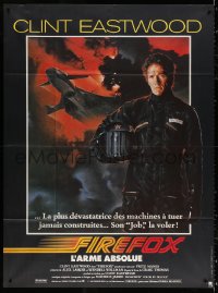 1s687 FIREFOX French 1p 1982 cool C.D. de Mar art of the flying killing machine & Clint Eastwood!