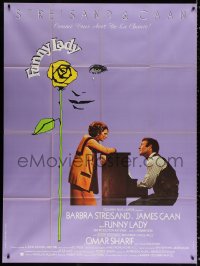 1s701 FUNNY LADY French 1p 1975 Barbra Streisand as Fanny Brice & James Caan by piano!