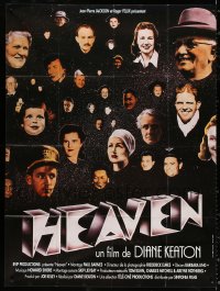 1s735 HEAVEN French 1p 1987 Diane Keaton afterlife documentary, cool cast montage, very rare!