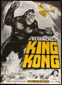 1s771 KING KONG ESCAPES French 1p 1968 Ishiro Honda Kingukongu no Gyakushu, different giant ape art!
