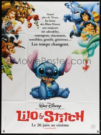 1s800 LILO & STITCH French 1p 2002 great image with other Disney cartoon characters!