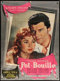 1s811 LOVERS OF PARIS style A French 1p 1957 Gerard Philipe, Dany Carrel, Duvivier's Pot-Bouille!