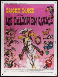 1s813 LUCKY LUKE: THE DALTONS ON THE RUN French 1p 1983 Hanna-Barbera version, Morris cartoon art!