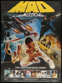 1s817 MAD MISSION 3: OUR MAN FROM BOND STREET French 1p 1984 Peter Graves, Richard Kiel, cool!