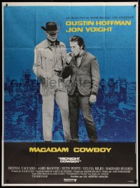 1s835 MIDNIGHT COWBOY French 1p 1969 Dustin Hoffman, Jon Voight, John Schlesinger classic!