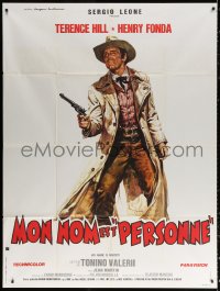 1s846 MY NAME IS NOBODY style A French 1p 1974 Il Mio nome e Nessuno, art of Henry Fonda by Casaro!