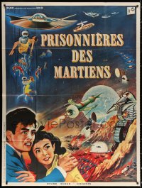 1s848 MYSTERIANS French 1p 1959 they're abducting Earth's women & leveling its cities, different!