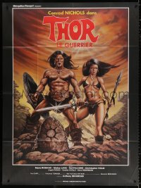 1s955 THOR THE CONQUEROR French 1p 1983 Conan rip-off, cool different sword & sorcery art!